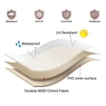 thumbnail image 3 of Funda para muebles de patio Tuyeho 122x71x33 cm impermeable, 3 of 6