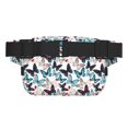 thumbnail image 3 of Kdxio Butterfly Crossbody Double Layer Waist Bag Belt Bag for Unisex Fanny Pack Fashion Waist Packs for Hiking Running Shopping Traveling, 3 of 9