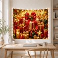 thumbnail image 5 of Pink Ornaments and Wrapped Presents Tapestry, 5 of 7