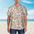 thumbnail image 5 of Picia Bunny Floral Gentle Cotton Regular Fit Short Sleeve Casual Hawaiian Shirt for Men-3X-Large, 5 of 8