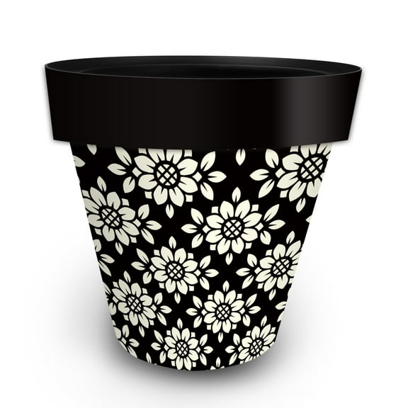 Briarwood Lane Geometric Floral Large Planter