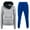 Blue 2 piece outfits for women, variant on Usmixi Sweatsuits Set for Women Womens Two Piece Outfits Sports Hooded Sweatshirt and Drawstring Jogger Pant Lounge Sets Ladies Girls Workout Tracksuits Sets with Pocket Under $10