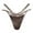 Khaki, variant on Clearance Sale 2025 Women's Panties Women Embroidered Hollow Butterfly Clearance Low Waist Underpants Open Cut Pearl Massage Thong