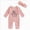 O97-Red, variant on 3-6 Months Newborn Newborn Outfit Girl Long Sleeve Letter Romper Ribbed Knit Jumpsuit Baby Girl Preemie Outfit
