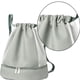 thumbnail image 3 of Laklulu Mochila con cordón y compartimento para zapatos, bolsas con cordón para hombres, mujeres, gimnasio, yoga, compras, natación, 3 of 6