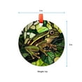 thumbnail image 5 of Ornament Window Hanging,Green Frog Suncatcher Diamond Glass Panel Amphibians Sun Catchers Decor for Birthday for Women, Men, Wife, Aunt, and Mom, 2025, 2025, Holiday Decoration,, 5 of 5