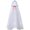 white, variant on Jiibva Pixie Sheer Tulle Hooded Cloak Mesh Fairy Witch Costume Cape White 150cm