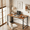 Rustic Brown, variant on Kelno 40.5 Inch Computer Desk Simple Office Desk Table for Gaming Home Writing Study Desk，Black