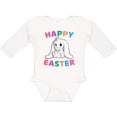 thumbnail image 3 of Inktastic Happy Easter Adorable Bunny Boys or Girls Long Sleeve Baby Bodysuit, 3 of 5