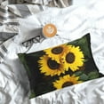thumbnail image 5 of Pofeuu Japanese Were Blossoming Print Polyester Microfiber Plush Pillowcases, Super Soft and Cozy Pillow Case Covers with Envelop Closure（Pillow core not included）-14"x20", 5 of 6