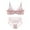 Hot Pink, variant on Avtoify Women's Full Bust Push-Up Full Cup Side Control-Sagging-Thin Bra and Panty Set