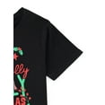 thumbnail image 3 of Wonder Nation Girls Holly Dolly Christmas Graphic Tee, Sizes 4-18, 3 of 3