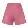 thumbnail image 7 of Jalioing Plus Size Summer Shorts for Women Loose Drawstring Waist Casual Shorts S-5XL Lightweight Pocket Shorts, 7 of 7