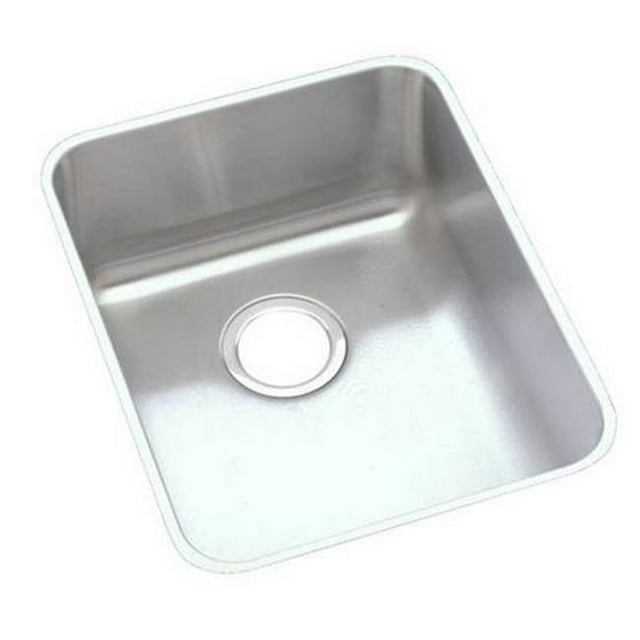 Elkay ELUH141810 Lustertone Deep Single Bowl Undermount Sink with Reveal