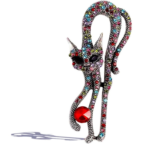 Broche vintage en Cristal Autrichien avec Strass, Foulard, Boucle, pour Hommes, Femmes, Filles, Bijoux de Mode