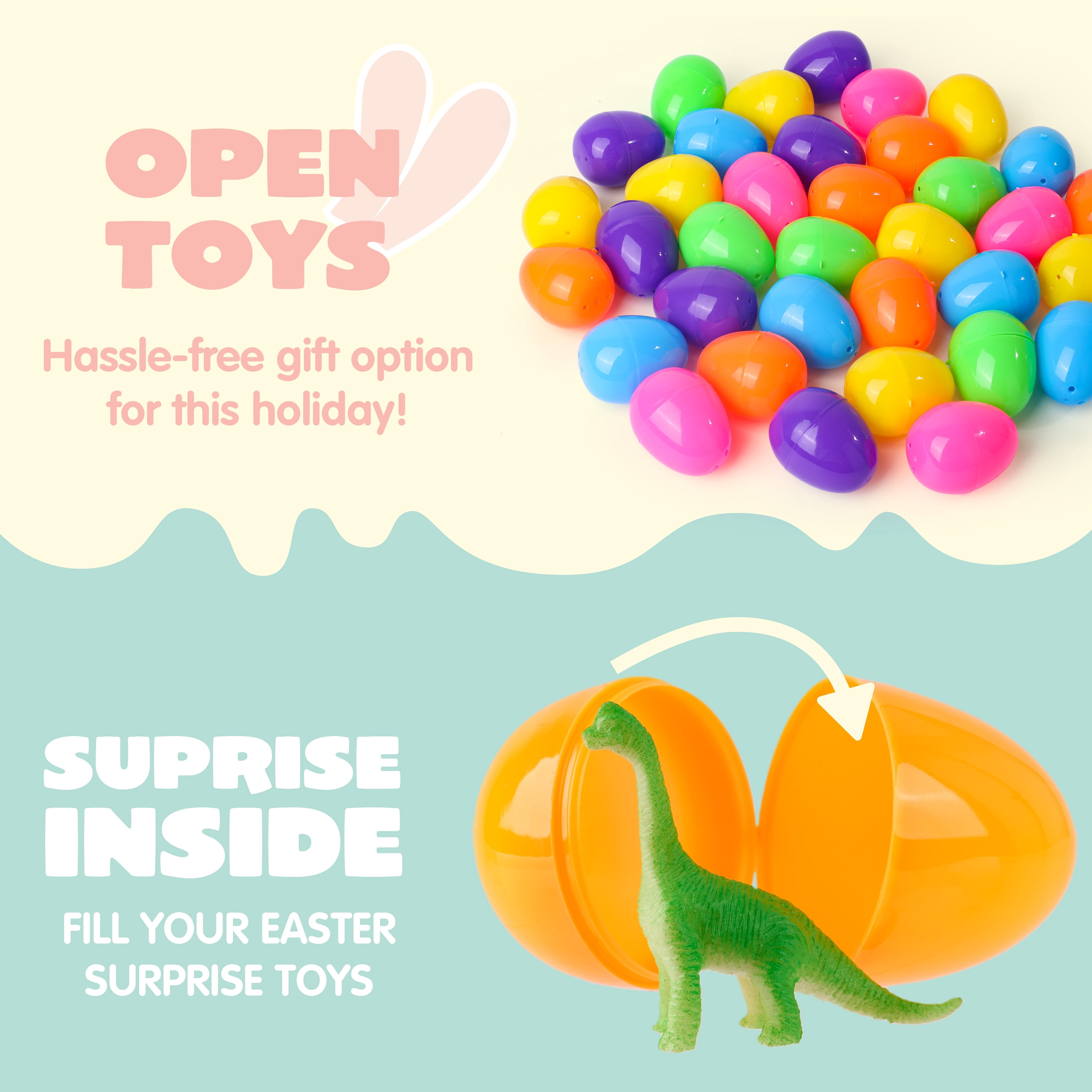 Joyfy 200 Packs Prefilled Easter Egg,Easter Egg with Toys Inside,Easter Basket Stuffers for Kids Easter Basket Classroom Exchange Toddler Boys Girls