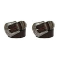 thumbnail image 2 of Thinsony Ceinture en Cuir PU à la Mode pour Hommes et Femmes Longue et Exquise avec Petit Rond Embossé Café 110cm 2Set, 2 of 6