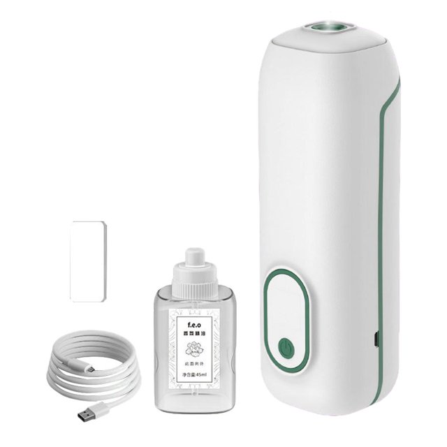 Difusor de aceite esencial Aceites terapia de modo de 3 niveles Ventilador de carga rápida Verde B Gloria Difusor de aceite esencial