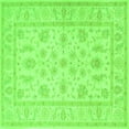 thumbnail image 1 of Ahgly Company Indoor Square Persian Green Traditional Area Rugs, 4' Square, 1 of 1