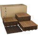 thumbnail image 2 of Historyli 22 piezas de baldosas entrelazadas para terraza,30 x 30 cm (12" x 12"),suelo de madera para exteriores e interiores,baldosas de patio impermeables para todo tipo de clima,fáciles de unir, 2 of 7