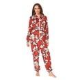 thumbnail image 3 of Autumn Nuts Adult onesie Pajamas, Crystal Velvet Ultra Soft Warm Jumpsuit for Men and Women, 3 of 7