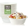 thumbnail image 4 of Vplus Compostable Disposable Paper Bowls, 16 oz, 180 Pack, 4 of 9