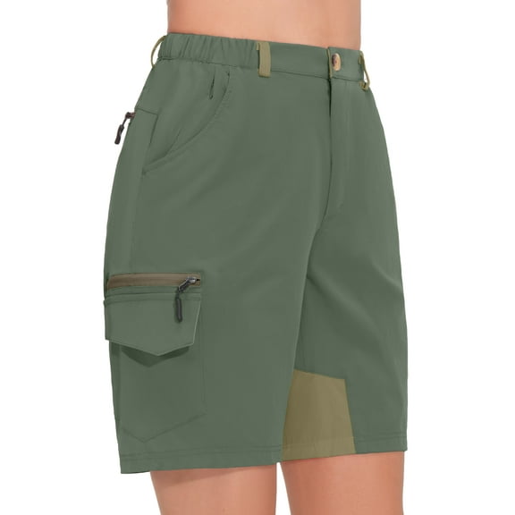 Little Donkey Andy Women's Golf Hiking Shorts Lightweight Quick Dry Outdoor Summer Shorts with Pockets 9 inch Sage XS
