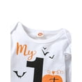 thumbnail image 4 of FOCUSNORM Bébé Fille Tenue Lettres Romper+Tutu Jupe+jambe Plus Chaud+bandeau, 4 of 9