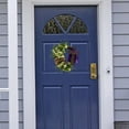 thumbnail image 4 of Vikakiooze Home Decor Under $5, The Door Of The Spring Easter Wreath Is Decorated With A Cross, The Front Door Is Decorated With A Bouquet Wreath, And The Simulated Plant Flower Link, 4 of 5