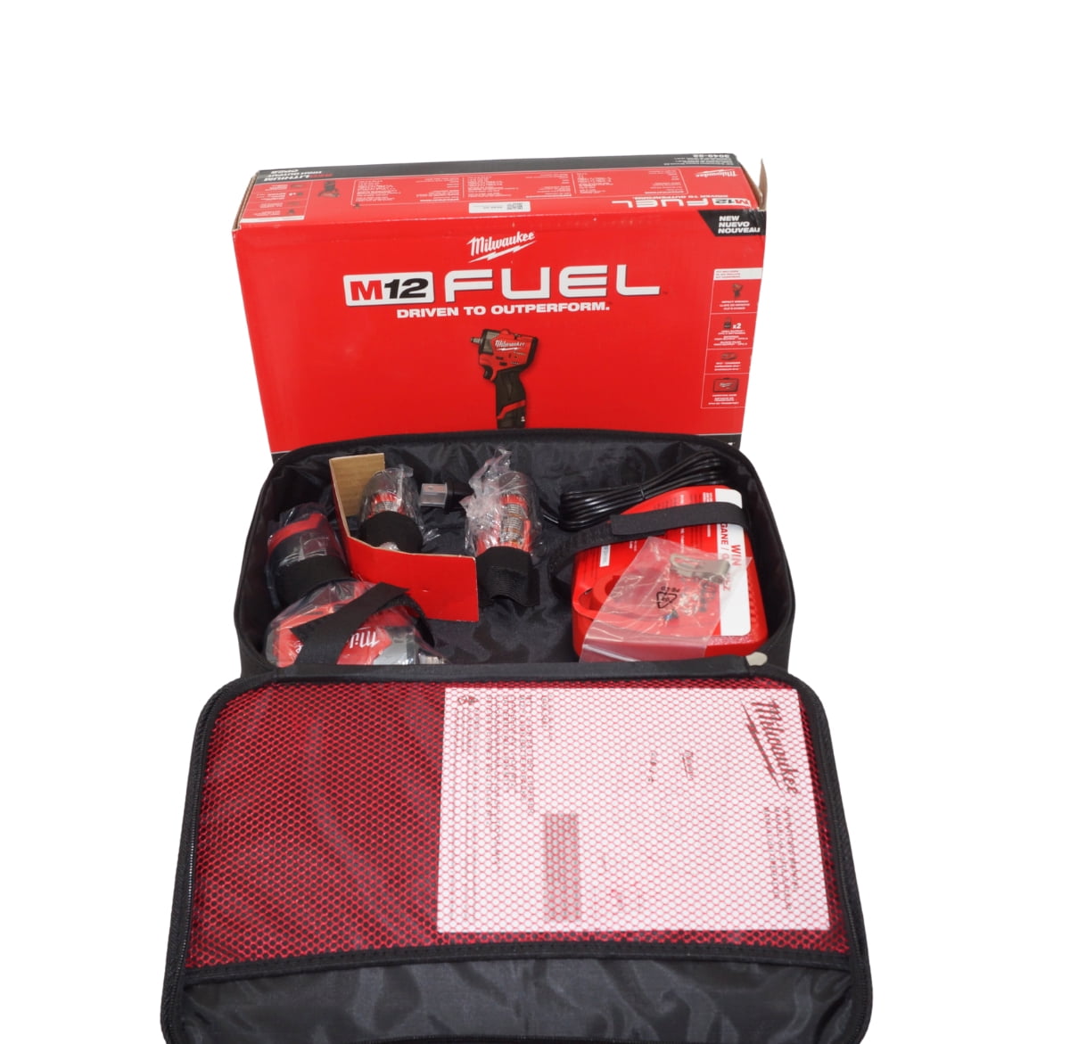 Milwaukee 3049-22 M12 FUEL 3/8" Sub-Compact Impact Wrench Kit with Friction Ring