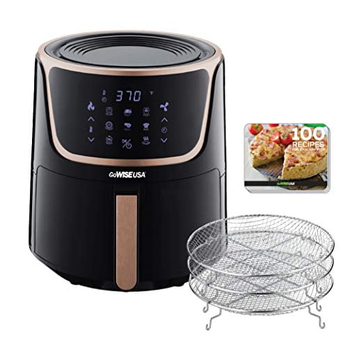 GoWISE USA GW22955 7Quart Electric Air Fryer with Dehydrator & 3