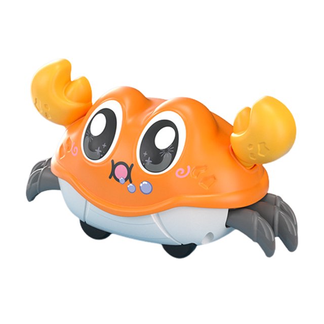 Juguete de cangrejo Wdftyju Inertia Regalo ideal Diseño divertido Naranja