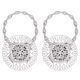 thumbnail image 1 of Curtain Tiebacks, Sparkling Crystal Flower Curtain Tiebacks Stainless Steel 2Pcs Magnetic Spring Wire For Study Room For Bedroom, 1 of 8