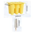 thumbnail image 4 of 2PCS Silicone Popsicle Molds Homemade Ice Cream Molds for Kids Food Grade Popsicle Maker Easy to Clean, 4 of 5