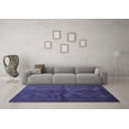 thumbnail image 3 of Ahgly Company Machine Washable Indoor Rectangle Persian Blue Traditional Area Rugs, 2' x 4', 3 of 4