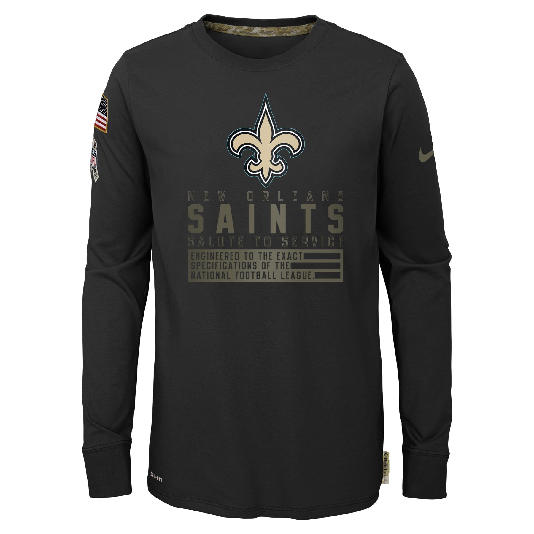 New Orleans Saints Nike Youth Salute to 