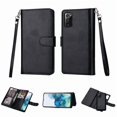 thumbnail image 1 of Samsung Galaxy Note 20 - Stylish Rugged 9-Card Wallet Case Black, 1 of 5