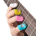 thumbnail image 4 of Guitar Ukulele Banjo Bass Silicone Fingertip Finger Picks Protector White 4 Pcs, 4 of 4