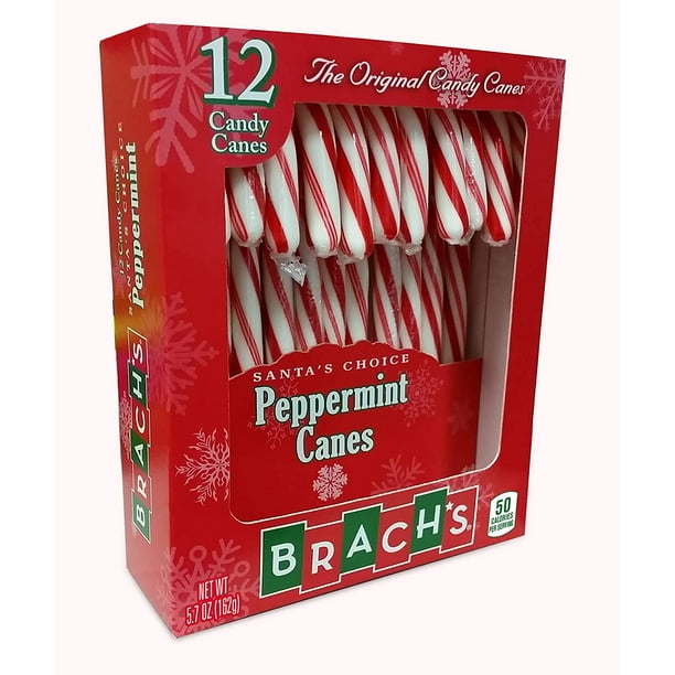 Ferrara (1) Box Brachs Peppermint Flavor Candy Canes - 12pc ...