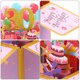 thumbnail image 5 of Tarjeta de cumpleaños 30 de Uxcell, tarjeta de cumpleaños emergente con tarjeta de felicitación y sobre, con foil dorado, 5 of 7