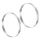 thumbnail image 1 of 2uds Inoxidable Acero Pastel Anillos para Hornear, Perforado Pastel Mousse Anillo Cocina Hornear Calor Resistente 7.1" Diámetro, 0.8" Altura, para Pastel Postre, Plata, 1 of 5