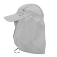 thumbnail image 4 of Sombrero de protección solar del Sombrero de Senderismo Con Tela de Malla, Diseño de Borde Curvo, Tela de Poliéster Transpirable, Cubierta Facial Desmontable, Para Pesca Al Aire, 4 of 7