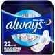 thumbnail image 1 of Toallas Femeninas Nocturna Always Seda-Sec, 22 pzas, 1 of 5