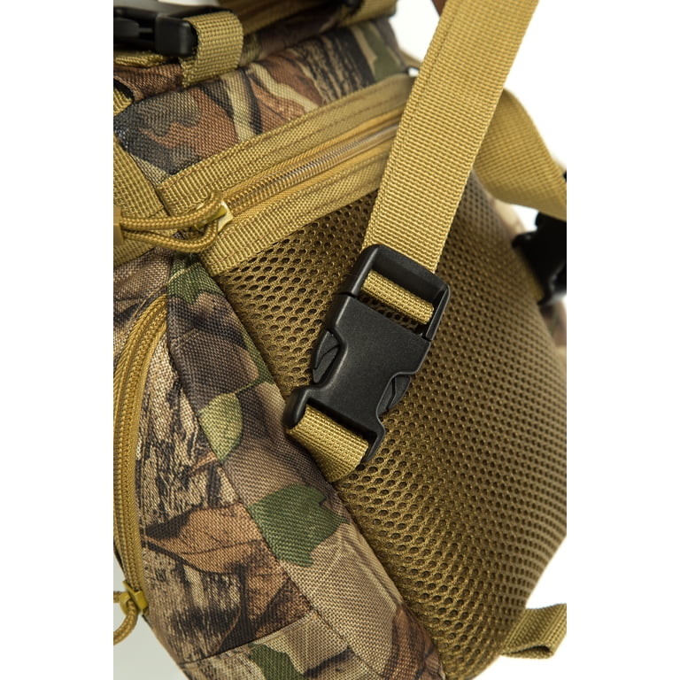 Binocular Harness Case Field Pack - Multi-Pocket, Camo, Rain Cover, For Binos, Camera, Rangefinder