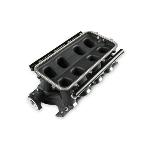 Holley EFI 300-306BK 8.2" SBF Ford Hi-Ram EFI Manifold with Side Mount Top-Black