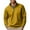 Yellow, variant on Men's Hoodless Sweatshirt Clothing New Men's Sweater Casual Zipper Stand Neck Thickened And Velvet Solid Color Men's Sweater