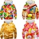 thumbnail image 2 of Sudadera con capucha con estampado de caramelos de colores, divertida sudadera con patatas fritas, jersey de macarrones para niños, camisetas de otoño, chándal informal, ropa para niños, 2 of 5