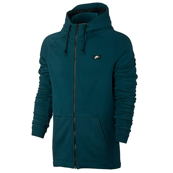 Nike Mens Modern Full Zip Hoodie,Turquoise,S