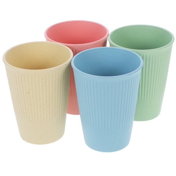 4 Pcs Multifunctional Drinking Cup Coffee Tumbler Drinking Cups Drinking Cup for Kids Plastic Cups Child Toddler