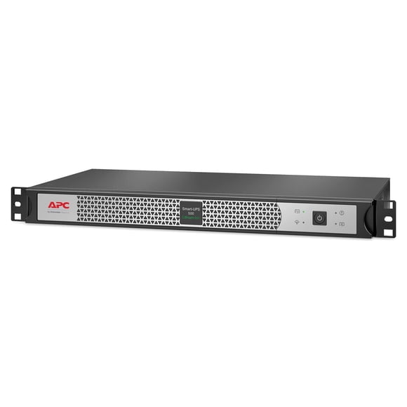 APC Smart-UPS SCL500RM1UC Lithium-ion UPS Rackmount 1U 120V 4X NEMA 5-15R Outlets SmartConnect Port Black